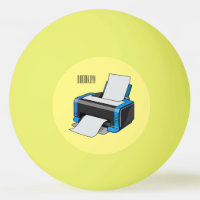 Printer cartoon illustration