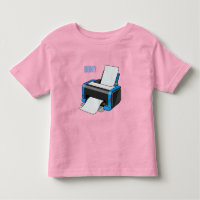 Printer cartoon illustration