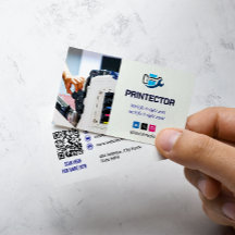 Printer Repair Business | Clean White Barcode