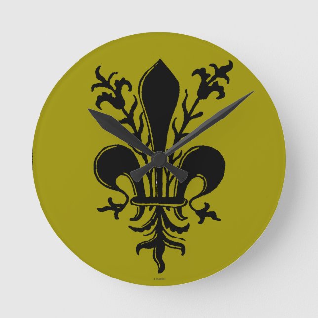 Printer's Device, 1514 Round Clock (Front)