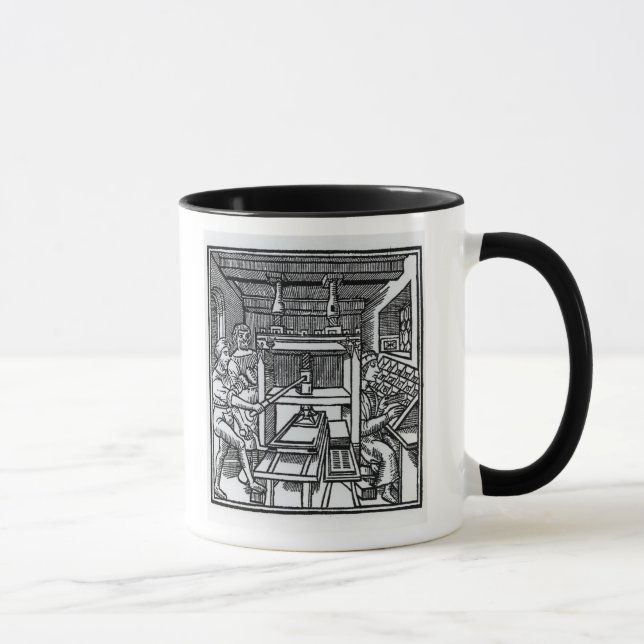 Printing press mug (Right)