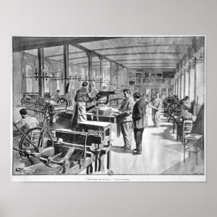 Printing the banknotes poster