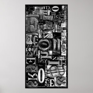 Printing Type Poster