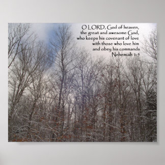 Prints & Posters: Snowy Trees