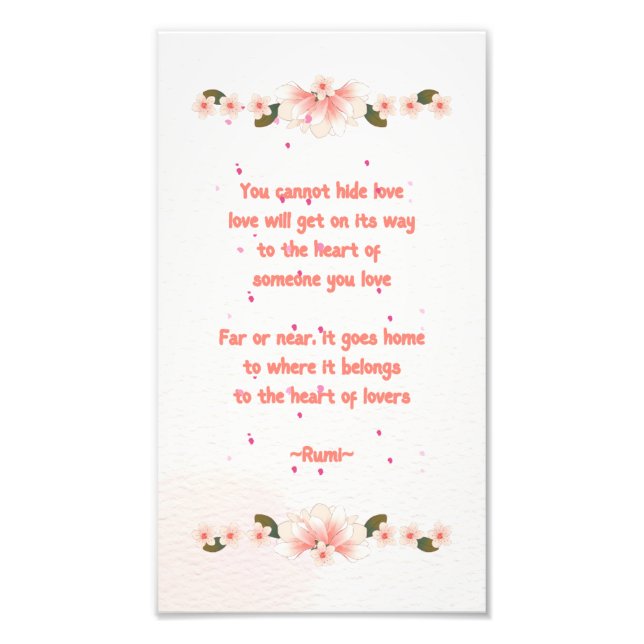 Prints with  Poem (Front)