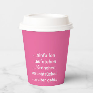 "Prinzessin" Krone zurechtrücken, FUN Paper Cups