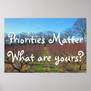 Priorities Matter Poster