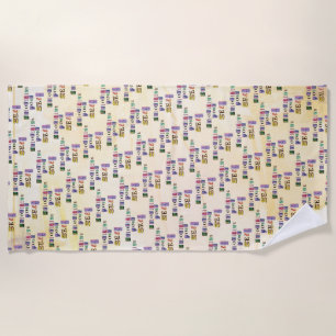 Prioritise yourself beach towel