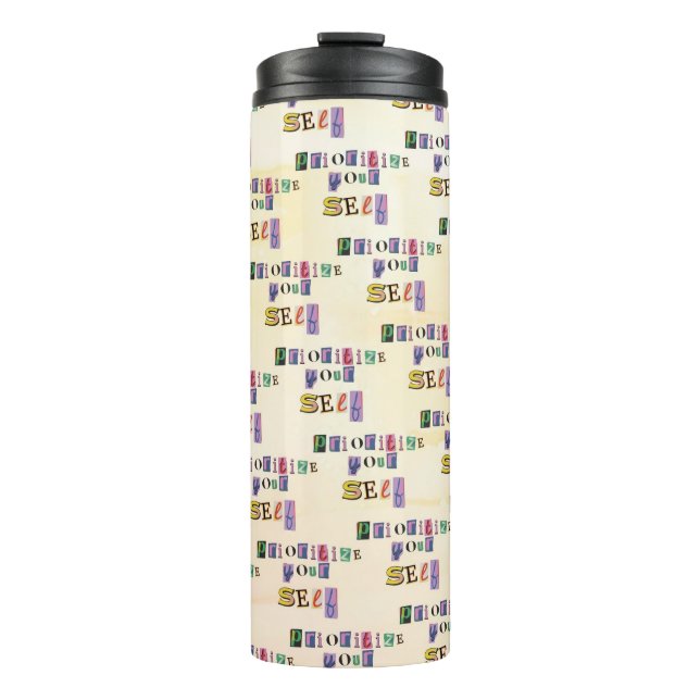 Prioritise Yourself Thermal Tumbler (Front)