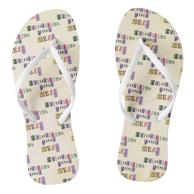 Prioritise Yourself Thongs (Footbed)