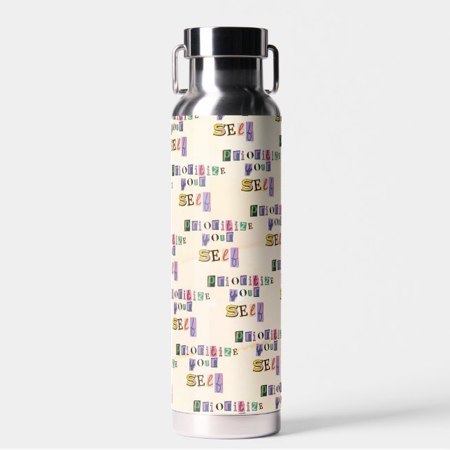 Prioritise Yourself Water Bottle (Front)