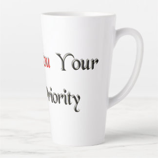 Priority 1 latte mug