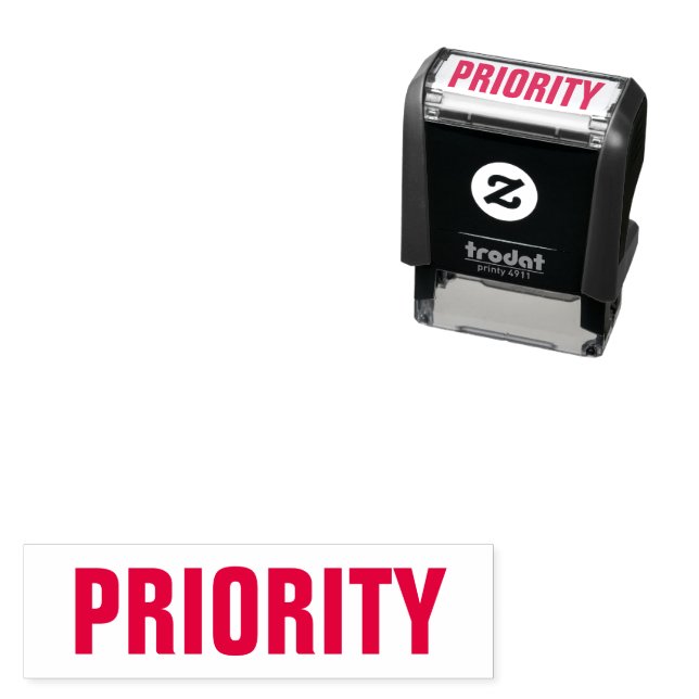 Priority Business Office Supplies Self-inking Stamp (In Situ)