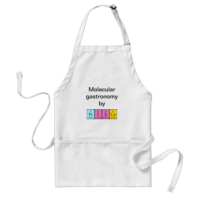 Prisca periodic table name apron (Front)