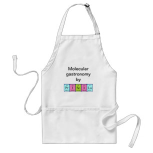 Priscila periodic table name apron