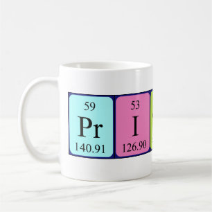 Priscila periodic table name mug