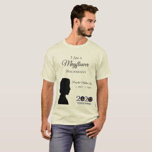 Priscilla Alden Mayflower Descendant Men's T-Shirt