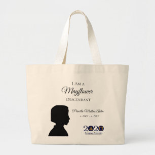 Priscilla Mullins Alden Mayflower Descendant Tote