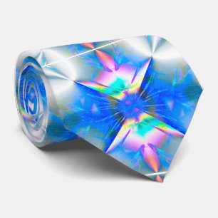 Prism Bloom Men’s Tie – Bold Light and Colour