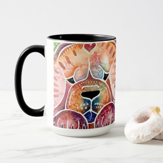 PRISM Chow - 15 oz Mug (With Donut)