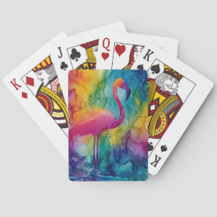 Prism Flamingo Playing Cards