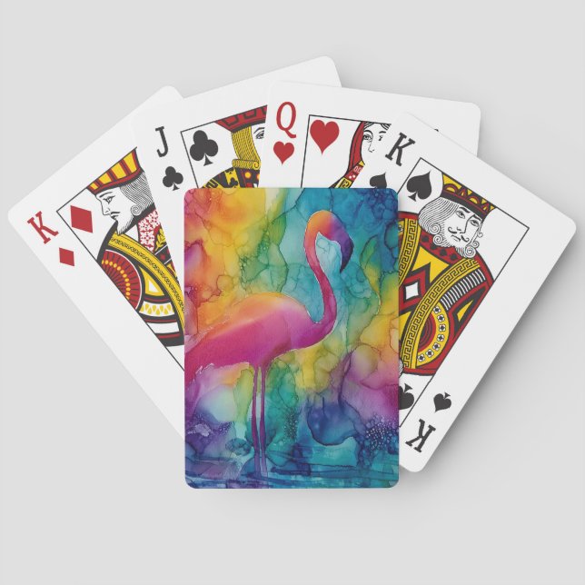 Prism Flamingo Playing Cards (Back)