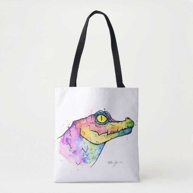 Prism Gator Tote Bag (Front)