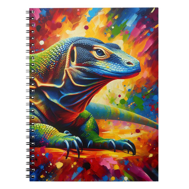 Prism Lizard Guardian Notebook (Front)