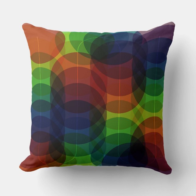 Prism Path Green Cushion (Front)