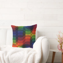 Prism Path Throw Pillow