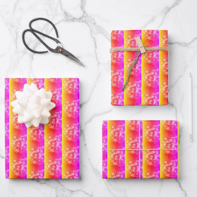 "Prism Pattern" Wrapping Paper  (Front)