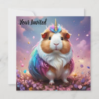 Prism Pigtail: The Radiant Unicorn Guinea Pig,