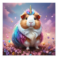 Prism Pigtail: The Radiant Unicorn Guinea Pig,