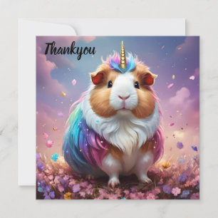 Prism Pigtail: The Radiant Unicorn Guinea Pig, Thank You Card