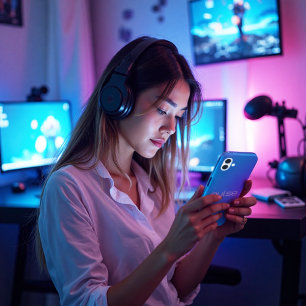 Prism Pulse - Vaporwave Gradient Vibe iPhone 16 Case