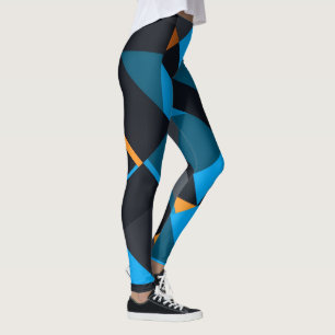 Prism Shard • Geometric Abstract Pattern Leggings