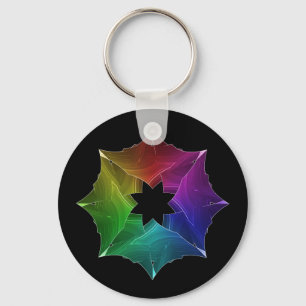 Prism Snowflake keychain