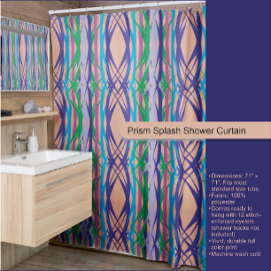 Prism Splash Shower Curtain
