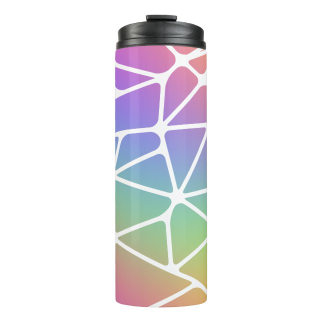 prism synapse net - rainbow web : thermal tumbler (Front)