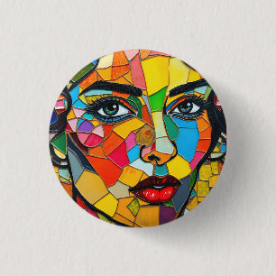 “Prismara” - Fragments of Her Flame 3 Cm Round Badge