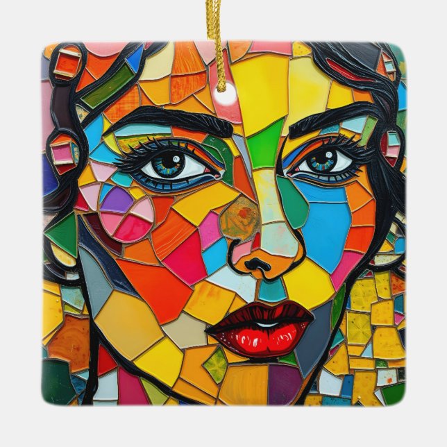 “Prismara” - Fragments of Her Flame Ceramic Ornament (Front)