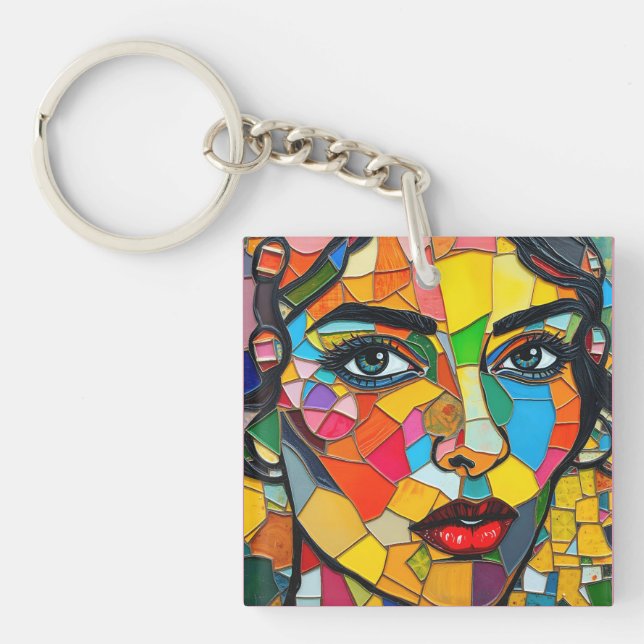 “Prismara” - Fragments of Her Flame Key Ring (Front)