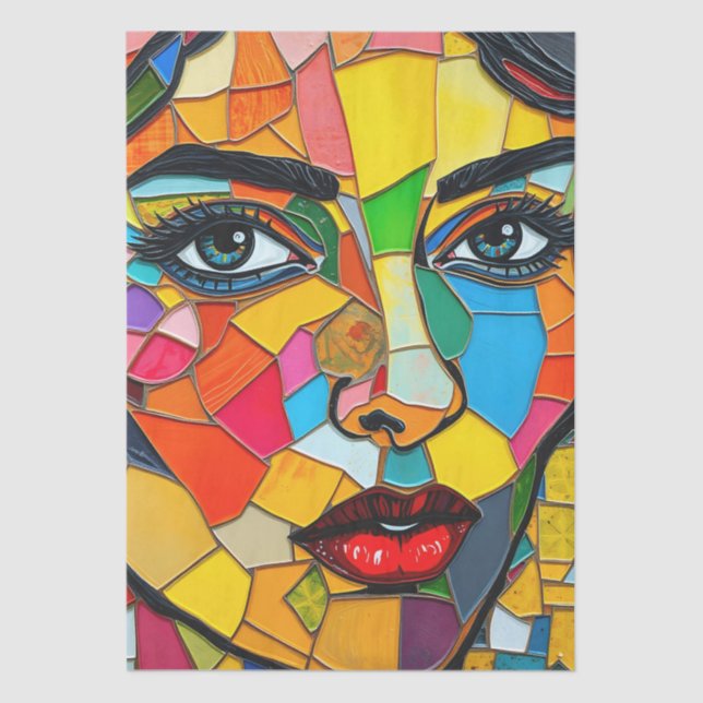 “Prismara” - Fragments of Her Flame Tissue Paper (Front)