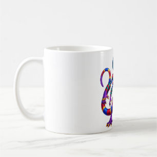 Prismatic Cyberscale Lizard Coffee Mug