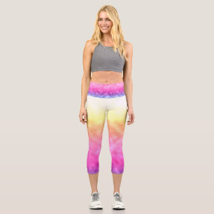 Prismatic Dawn Capri Leggings