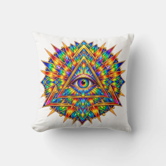 Prismatic Dawn Eye Cushion