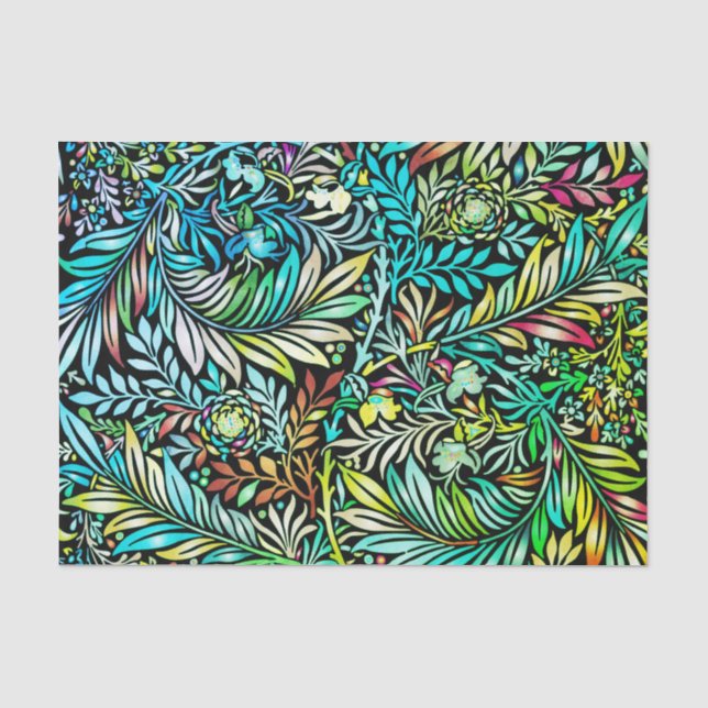 Prismatic Fern Green Tissue Paper (Front)