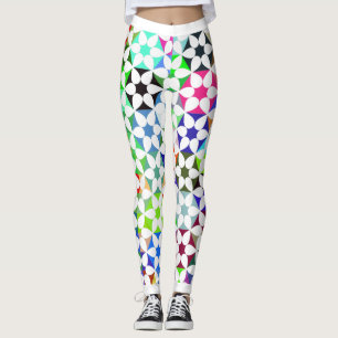 Prismatic Floral design Leggings