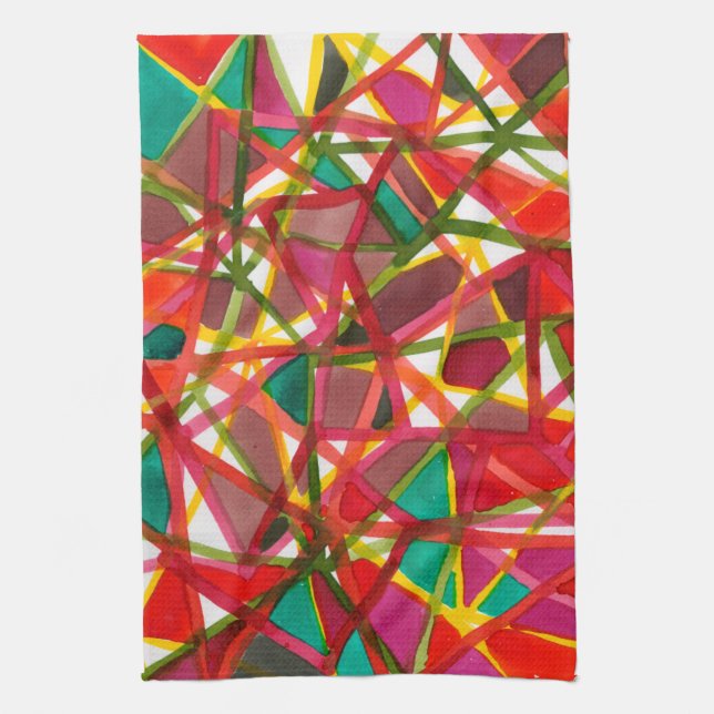 Prismatic II Tea Towel (Vertical)