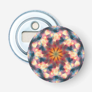 Prismatic Kaleidoscopic Psychedelic Mandala Bottle Opener
